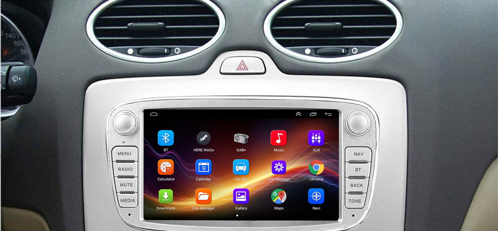 RADIO 7' ANDROID DO FORD MONDEO MK IV 2007-2014 Komunikacja Bluetooth Wi-Fi