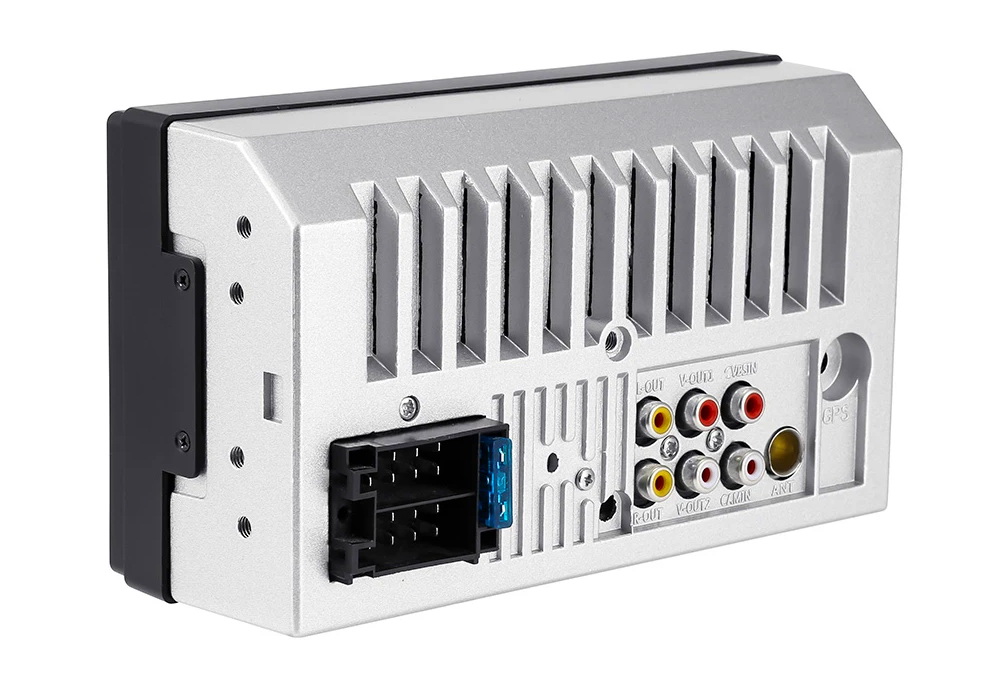 RADIO 2DIN EKRAN 7 USB SAMOCHODOWE SD MP3 BT Złącza AUX minijack USB RCA Sub-out (subwoofer)