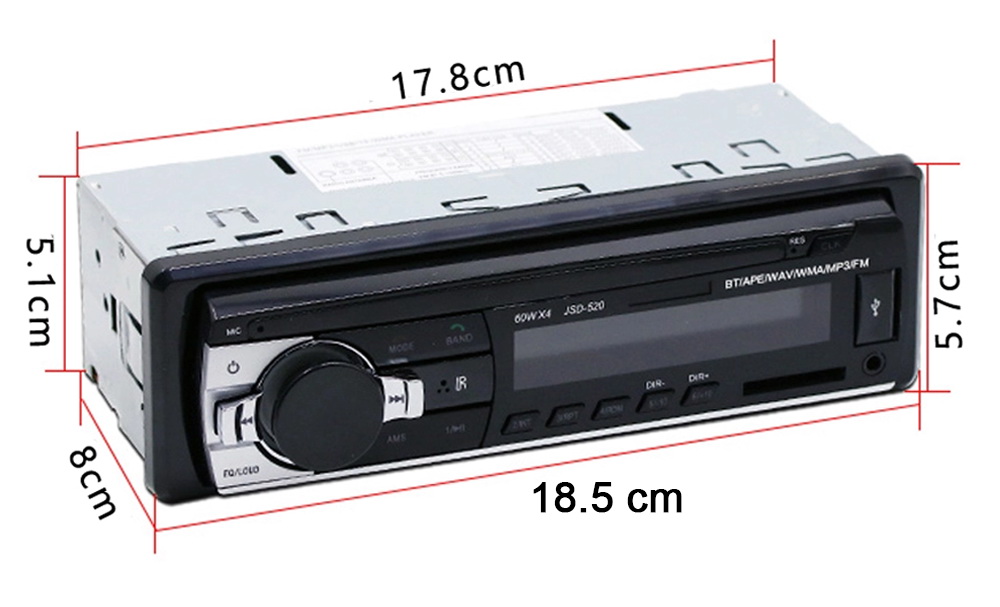 RADIO TIR 1DIN 24V SCANIA DAF MAN VOLVO CIĘŻARÓWKA Pilot w zestawie tak