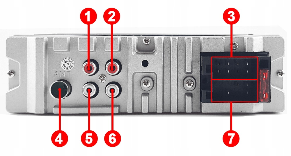 RADIO SAMOCHODOWE 1DIN USB SD MIKROFON BLUETOOTH Kod producenta NCS RS-108